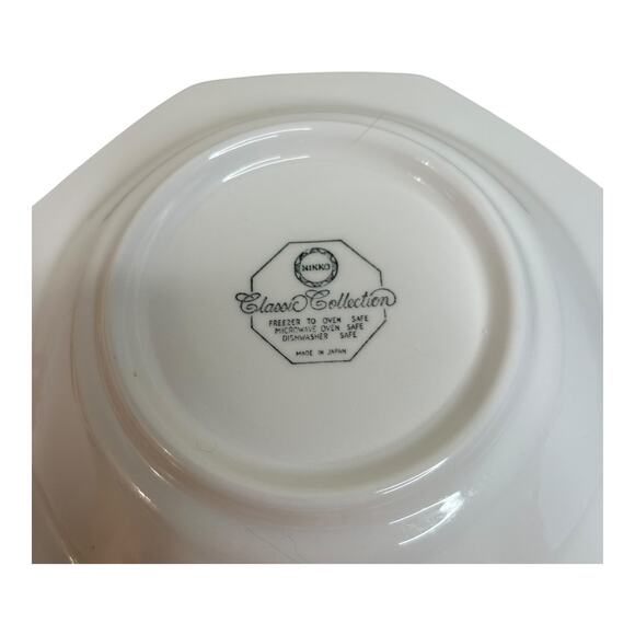 Vintage Nikko Classic Collection Japan Octagon Christmas Tree Small Plate Decor - Picture 4 of 8